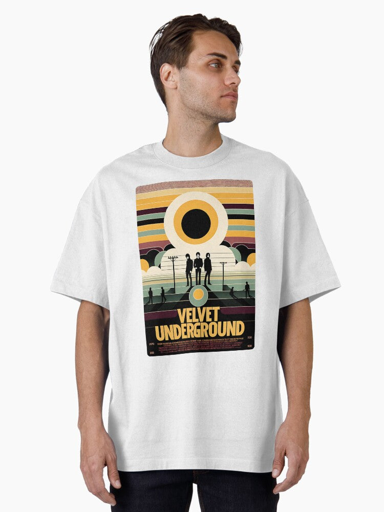 Velvet Underground - Retro Futurism Oversized T-Shirt | Premium Unisex T-Shirt, Trending Graphic Tee