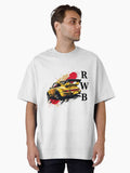 Yellow RAUH Welt Oversized T Shirt T Shirt Viral TikTok Limited Drop Feel