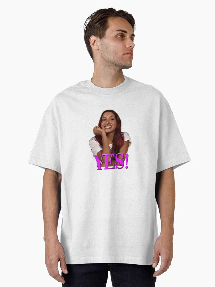 Lara "YES!" Meme Oversized T-Shirt