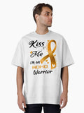 Kiss Me I'm An ADHD Warrior Oversized T-Shirt