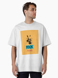 Rock music designs Oversized T Shirt T Shirt Minimal Style