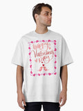 Happy Valentines Day Oversized Shirt T Shirt Minimal Style