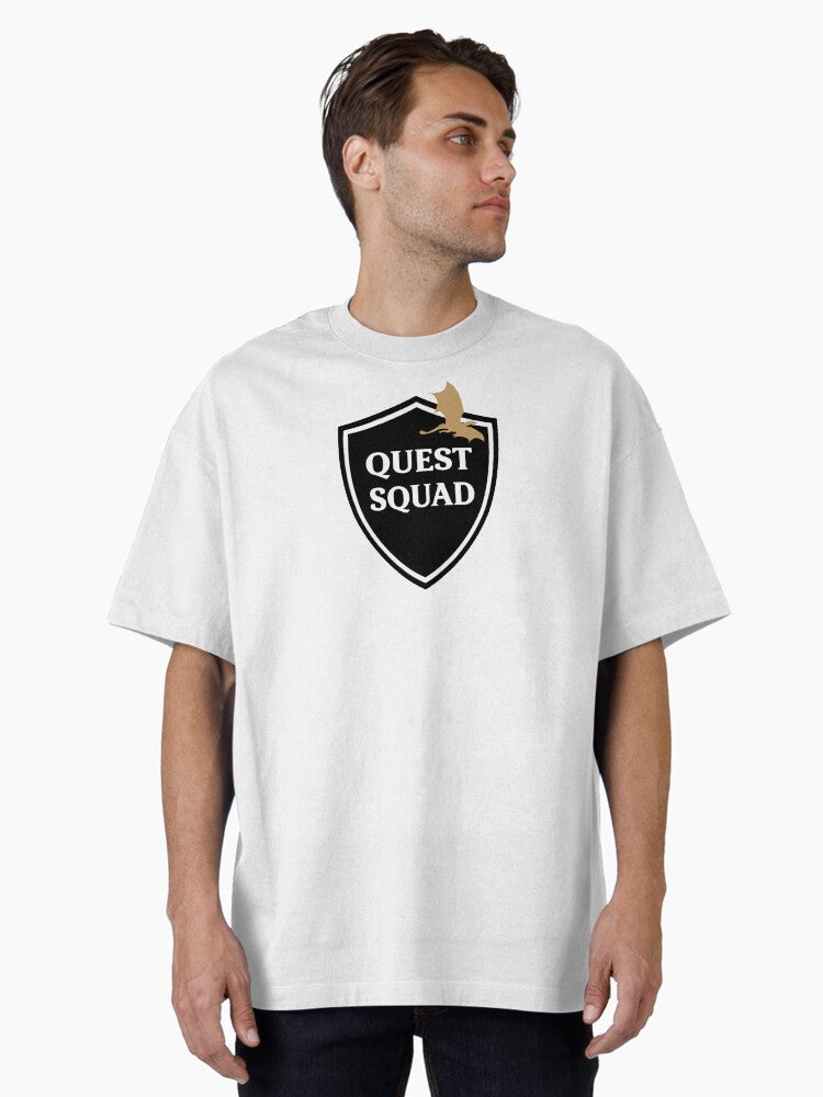 Quest Squad Oversized T Shirt T Shirt Aesthetic Fit High CTR Pick