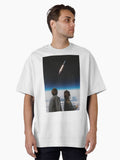 Watching the Fireworks Oversized T-Shirt | Premium Unisex T-Shirt, Trending Graphic Tee
