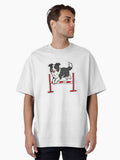 Cute Cartoon Border Collie Dog Agility Jump