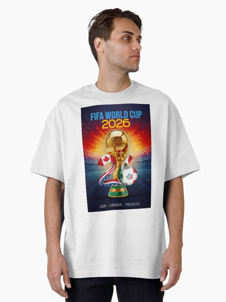 Poster world cup 2026 painting Oversized T-Shirt