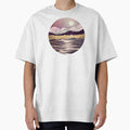 Lunar Waves Oversized T-Shirt for Sale by spacefrogdesign