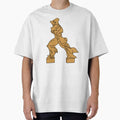 Unique Forms of Continuity in Space Boccioni Sculpture Oversized T-Shirt for Sale by murialbezanson