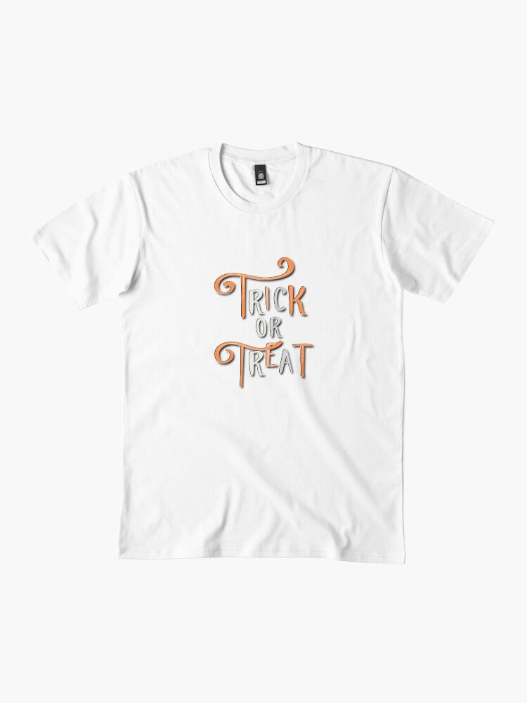 Trick Or Treat Premium T Shirt Minimal Style