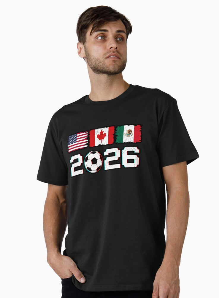 WORLD CUP 2026 - USA CANADA MEXICO 2026 | Fans and Teams for Men and Women T-shirt Premium T-Shirt