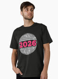 Retro Disco Ball 2026 New Year s Eve Party Design Premium T Shirt T Shirt Streetwear Style Best Seller Look