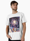 Intergalactic Space Escalator Premium T-Shirt | Premium Unisex T-Shirt, Trending Graphic Tee