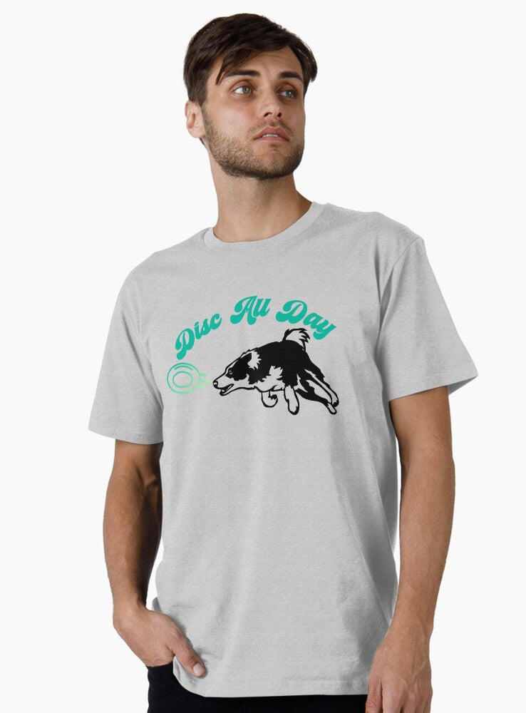 Cute Border Collie Disc All Day