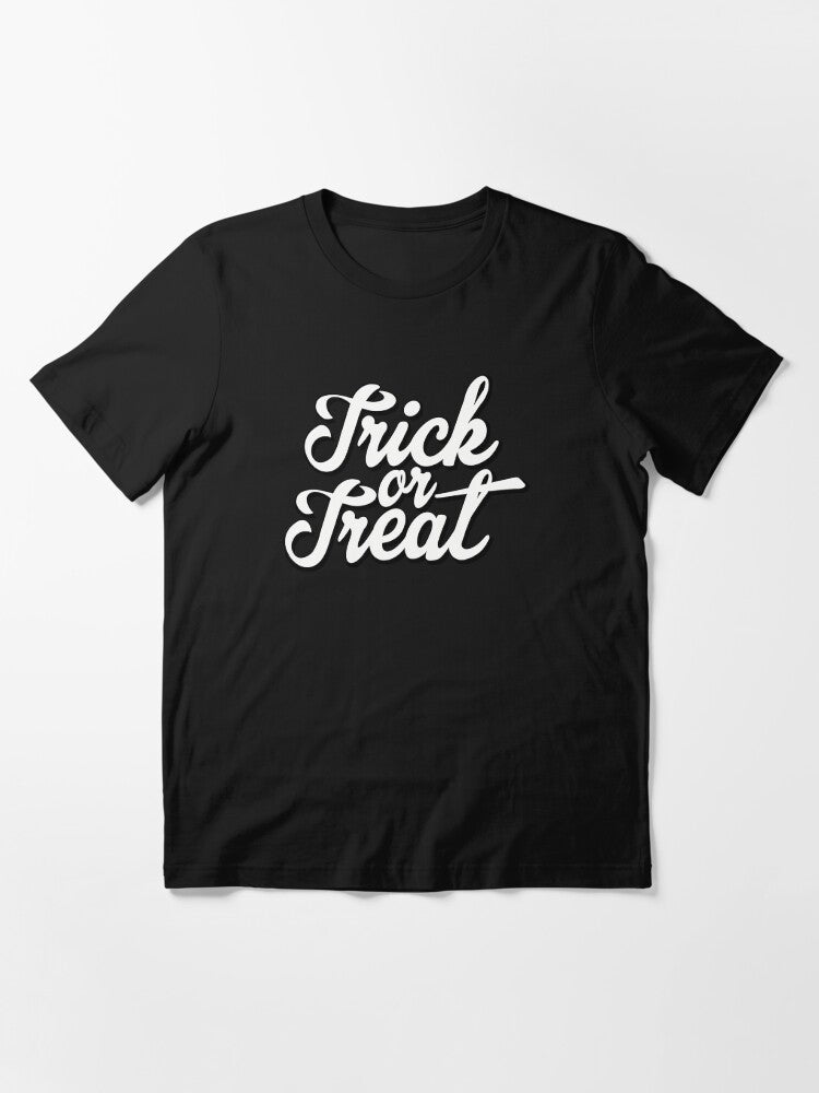 Trick Or Treat Spooky Halloween Fun Typography Essential T Shirt US Trend