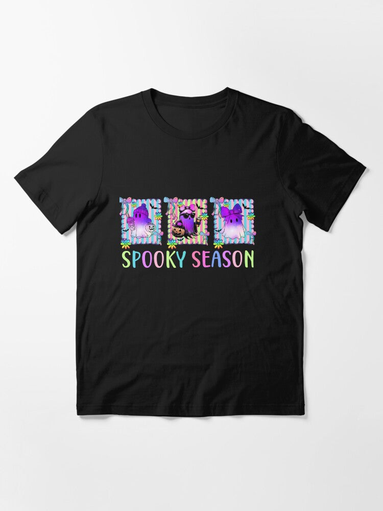 Spooky Season Neon Boo Ghost Funny Halloween Trick Or Treat Essential T Shirt