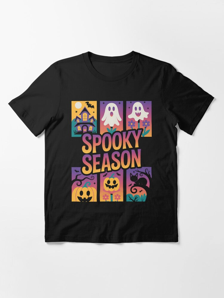 Spooky Season Colorful Blocks Essential T Shirt