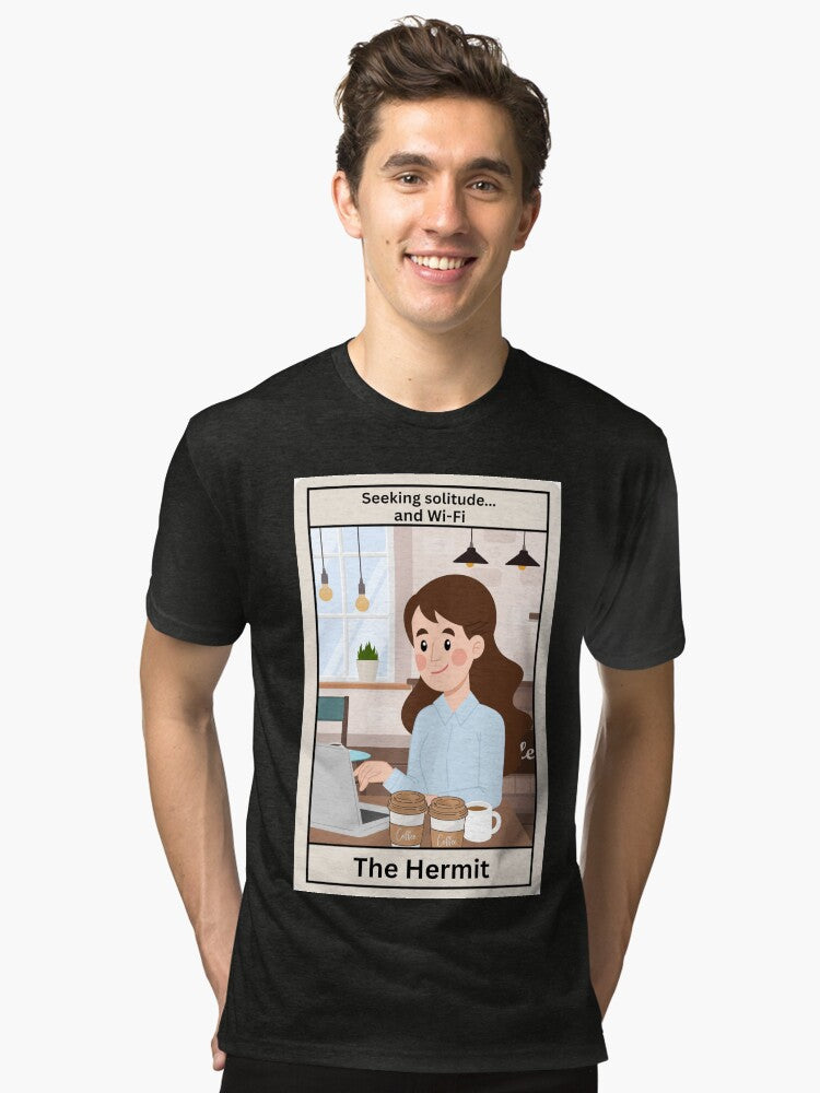 The Hermit Tri blend T Shirt T Shirt Trending US Gift Ready
