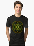 Metatron s Magick Wheel Sacred Geometry Tri blend T Shirt T Shirt Trending US Hot Right Now