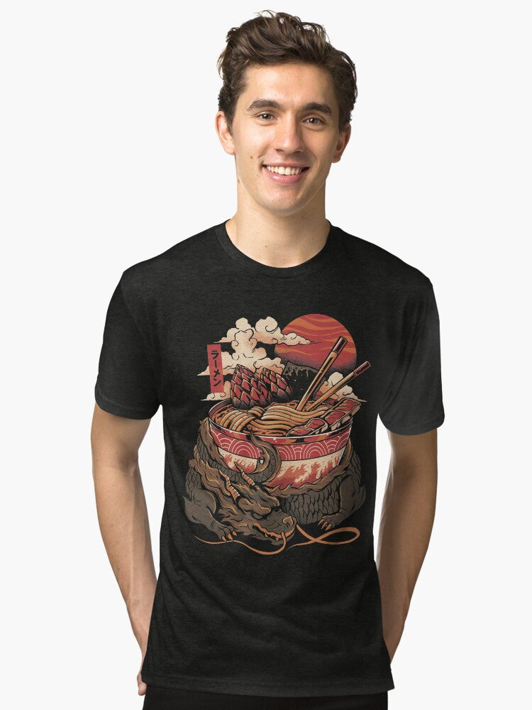 Dragon s Ramen Tri blend T Shirt T Shirt Viral TikTok Daily Wear