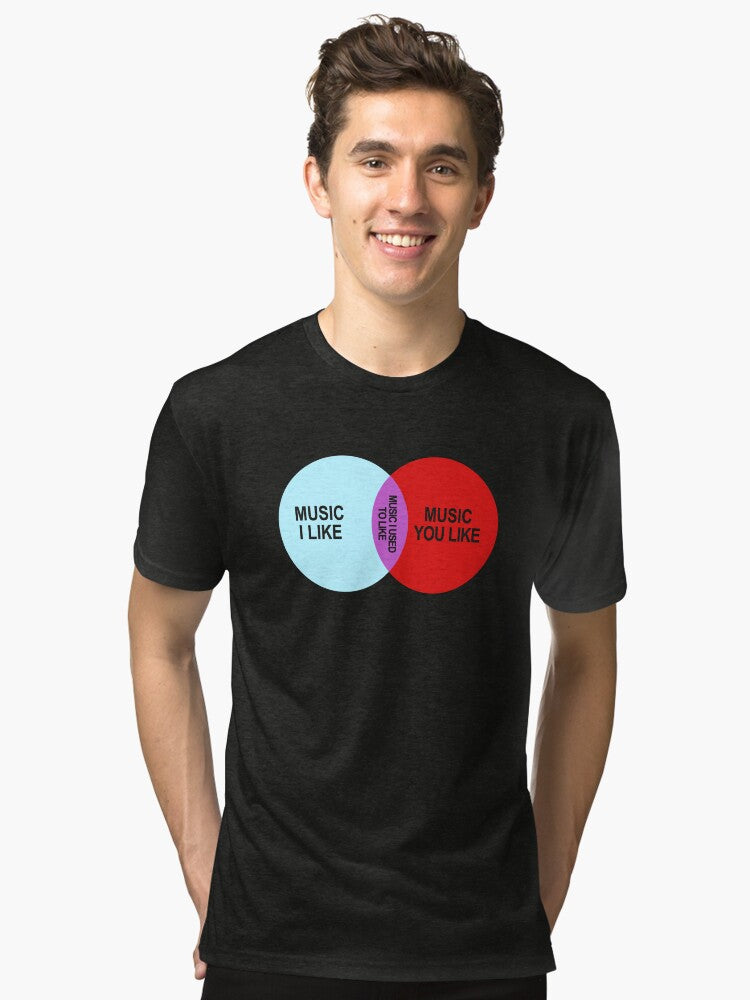 IT Crowd Music I Like T Shirt Tri blend T Shirt T Shirt Streetwear Style Hot Right Now