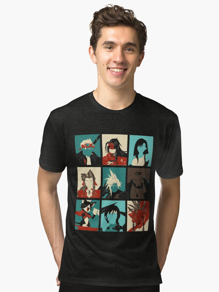 Fantasy Final Seven Tri blend T Shirt T Shirt Viral TikTok Gift Ready