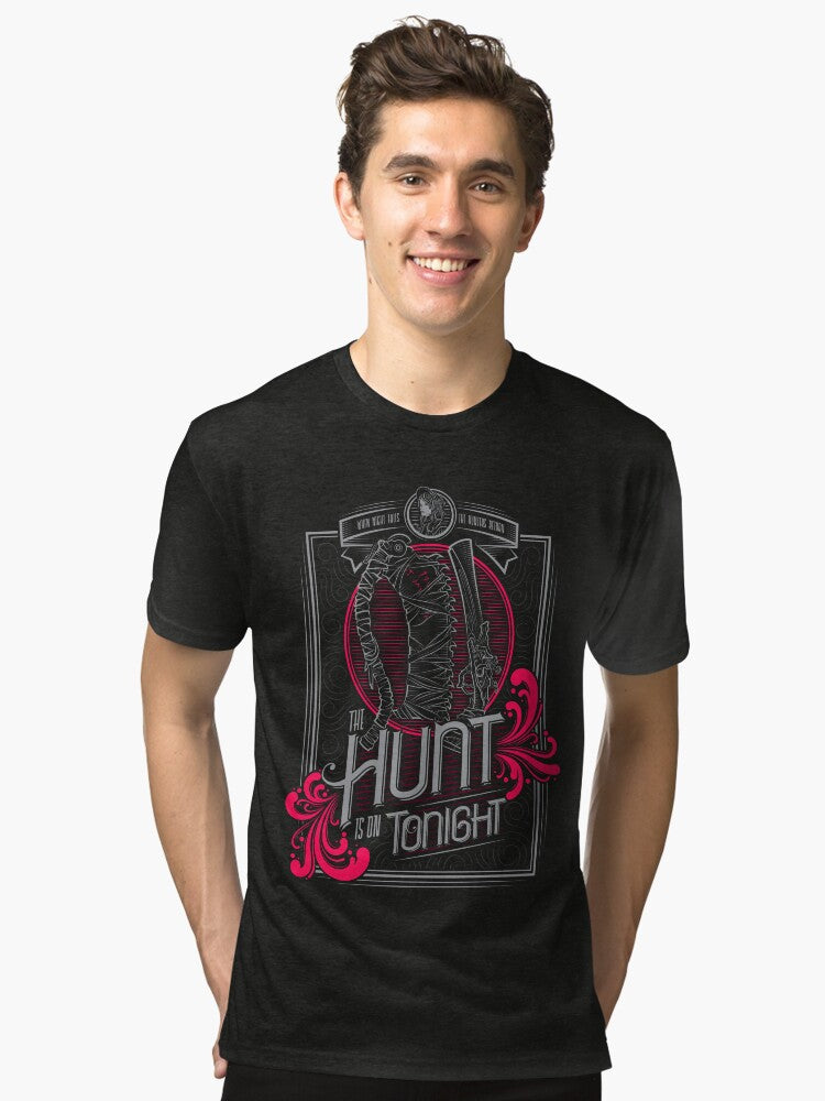 The Hunt Tri blend T Shirt T Shirt Streetwear Style Best Seller Look