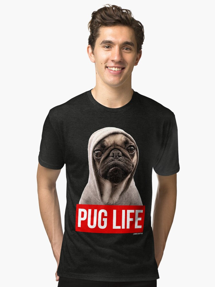 Original Pug Life Pug Tri blend T Shirt T Shirt Trending US Daily Wear