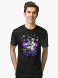 Astronaut Psychedelic DJ Tri blend T Shirt T Shirt Streetwear Style Best Seller Look