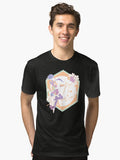 Little cherry blossom ninja girl Tri blend T Shirt T Shirt Comfort Fit Hot Right Now