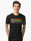 Lightsaber Rainbow Tri blend T Shirt T Shirt Trending US Daily Wear