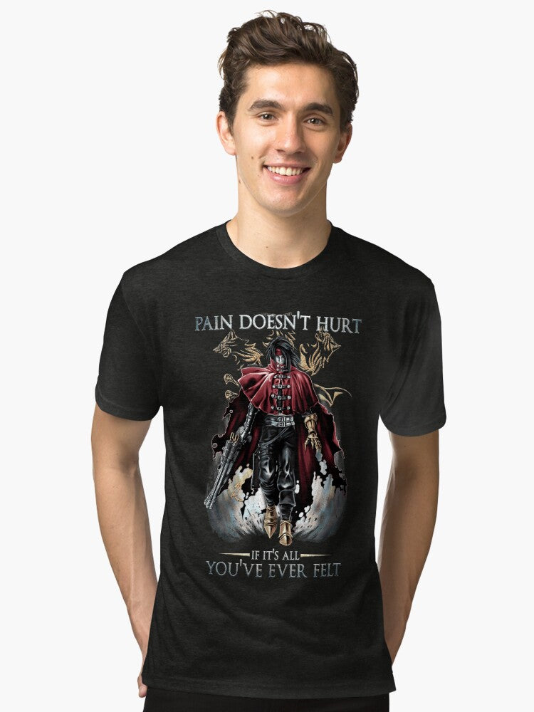 Vincent Valentine FF7 Tri blend T Shirt T Shirt Viral TikTok Best Seller Look