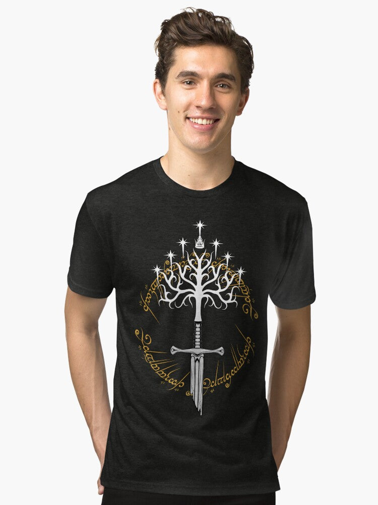 Anduril White Tree Tri blend T Shirt T Shirt High Search Demand Gift Ready