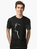 Cat silhouette Tri blend T Shirt T Shirt High Search Demand Fan Favorite