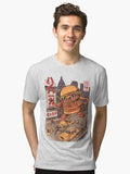 BurgerZilla Tri blend T Shirt T Shirt Streetwear Style Best Seller Look