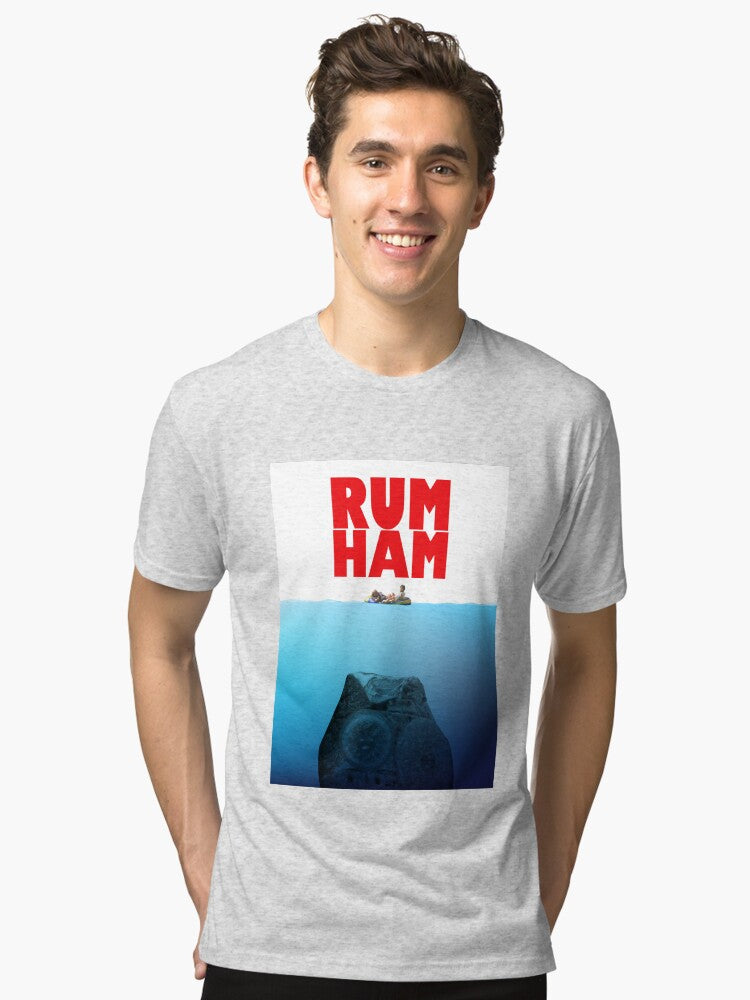 Rum Ham Tri blend T Shirt T Shirt Viral TikTok Daily Wear