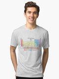 Periodic Table with all 118 Element Names Tri blend T Shirt T Shirt Trending US Daily Wear