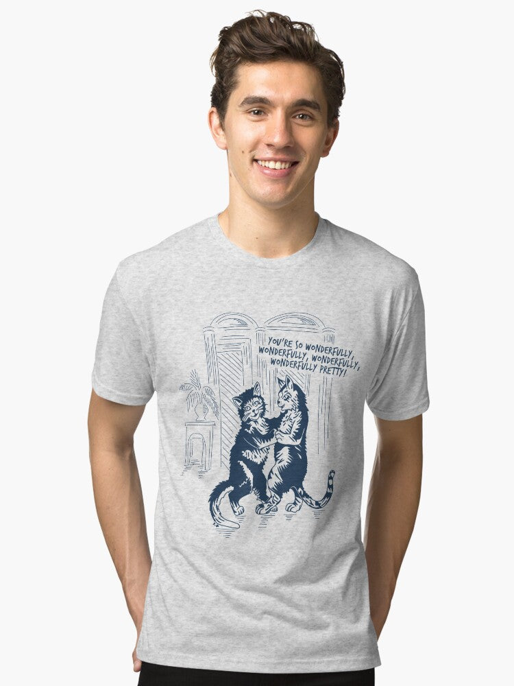 The Cure Lovecats Tri blend T Shirt T Shirt Trending US Fan Favorite