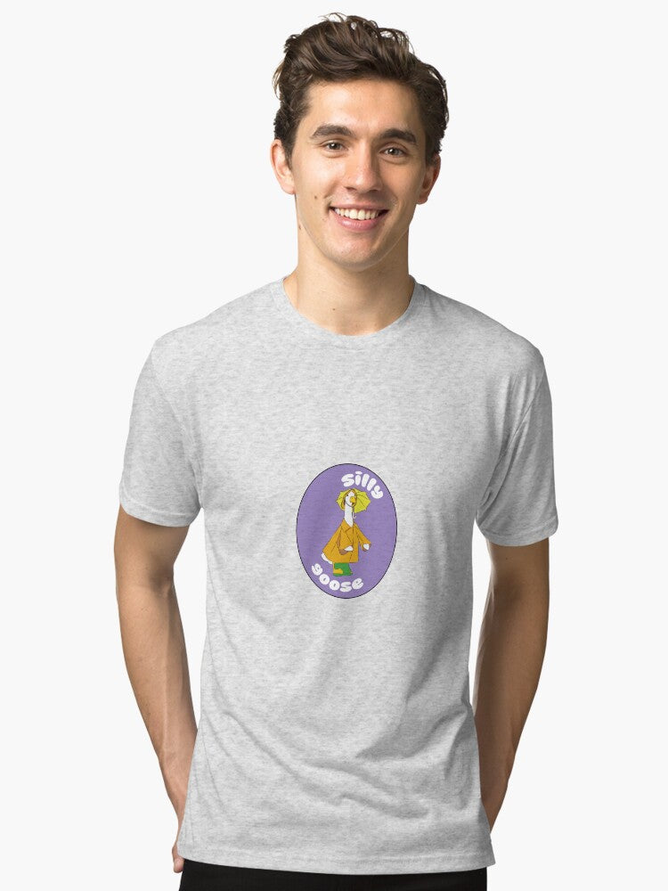 Silly Goose Tri blend T Shirt T Shirt Streetwear Style Gift Ready