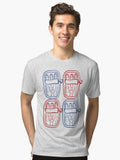 Sardine cans Tri blend T Shirt T Shirt Streetwear Style Gift Ready