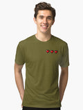 Full Life Video Game Hearts Tri blend T Shirt T Shirt High Search Demand Gift Ready