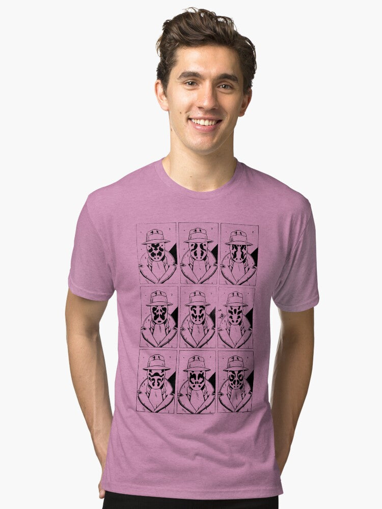 The many faces of Rorschach Tri blend T Shirt T Shirt Viral TikTok Best Seller Look