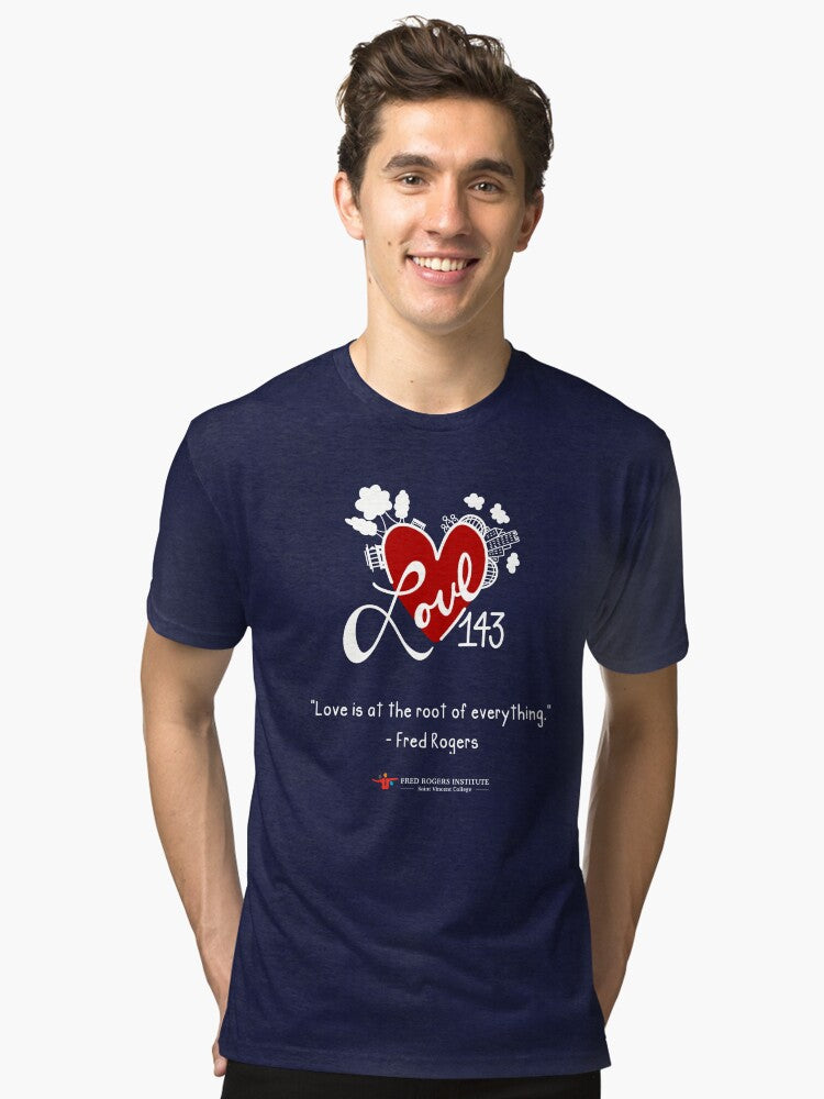 143 I Love You Tri blend T Shirt T Shirt Trending US Gift Ready