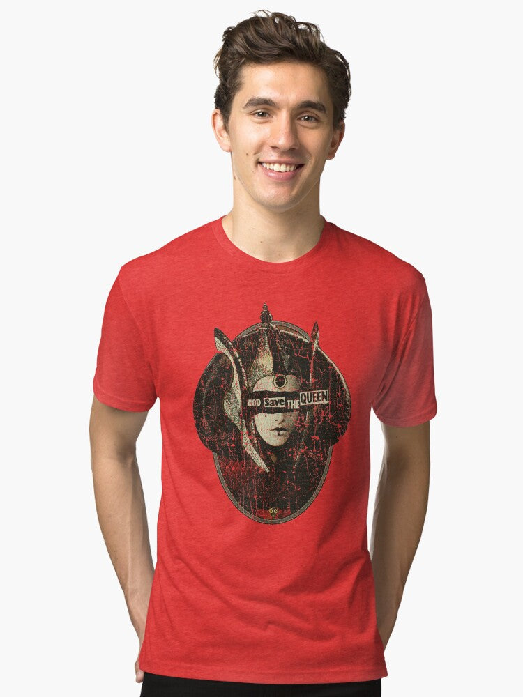 GodSaveTheQueen 32 BBY Tri blend T Shirt T Shirt Trending US Best Seller Look