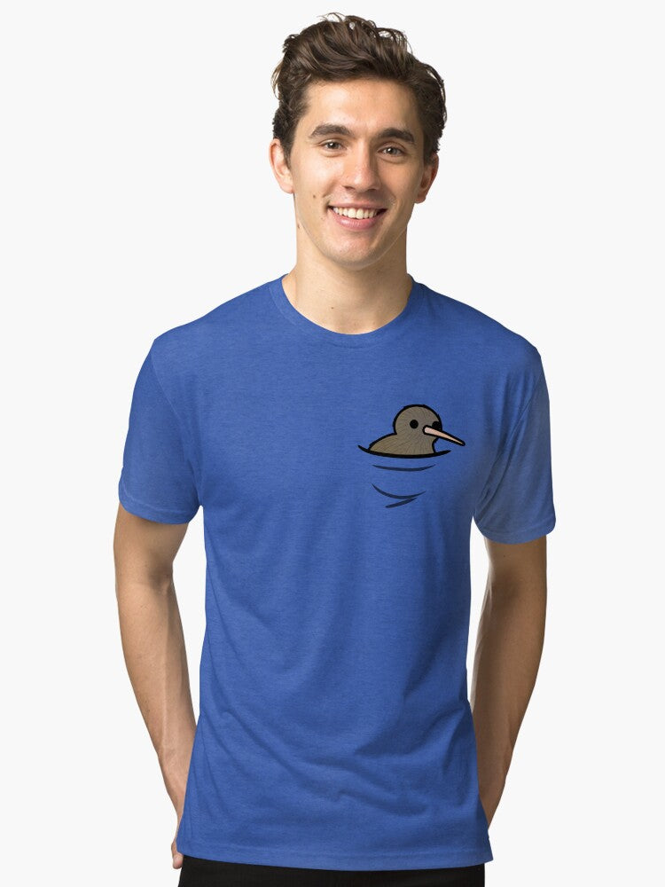 Too Many Birds New Zealand Kiwi Tri blend T Shirt T Shirt Viral TikTok Gift Ready