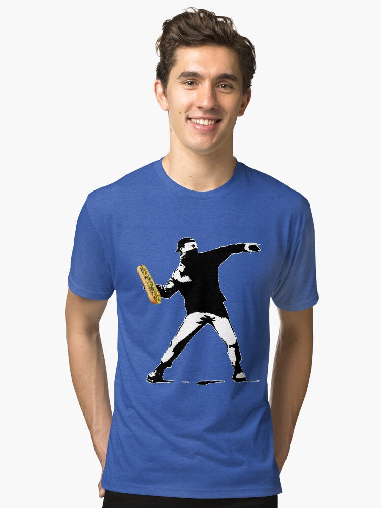 Sandwich thrower Tri blend T Shirt T Shirt Comfort Fit Gift Ready