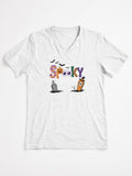 Spooky Season V Neck T Shirt