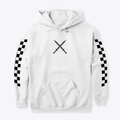 Swords Checkered Hoodie Black Accents | Premium Unisex T-Shirt