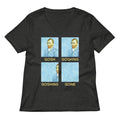 Goghing Gone Women S V Neck Tee V Neck T Shirt Premium Print