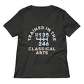 Trained In The Classical Arts Women S V Neck Tee V Neck T Shirt Minimal Style