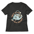 First Of All I M A Delight Women S V Neck Tee V Neck T Shirt Clean Design